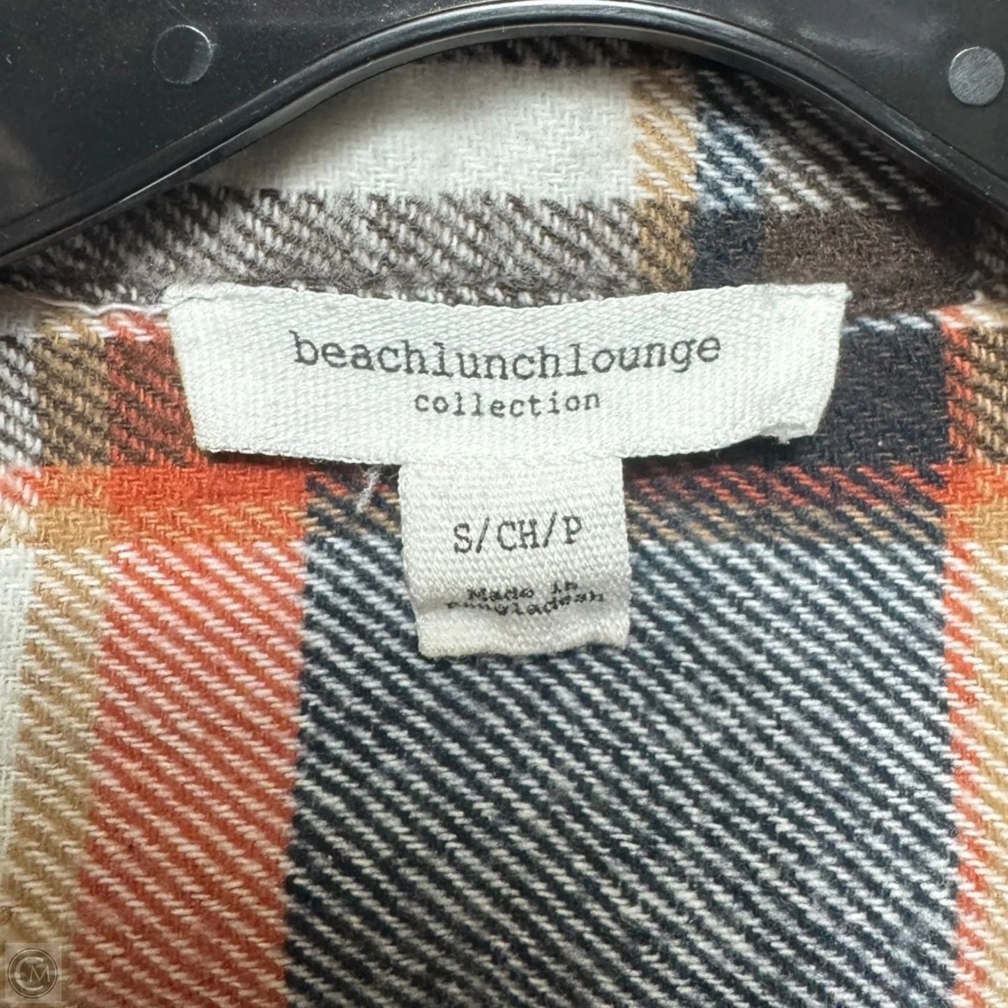 Jacket Shirt By Beachlunchlounge In Plaid Pattern, Size: S