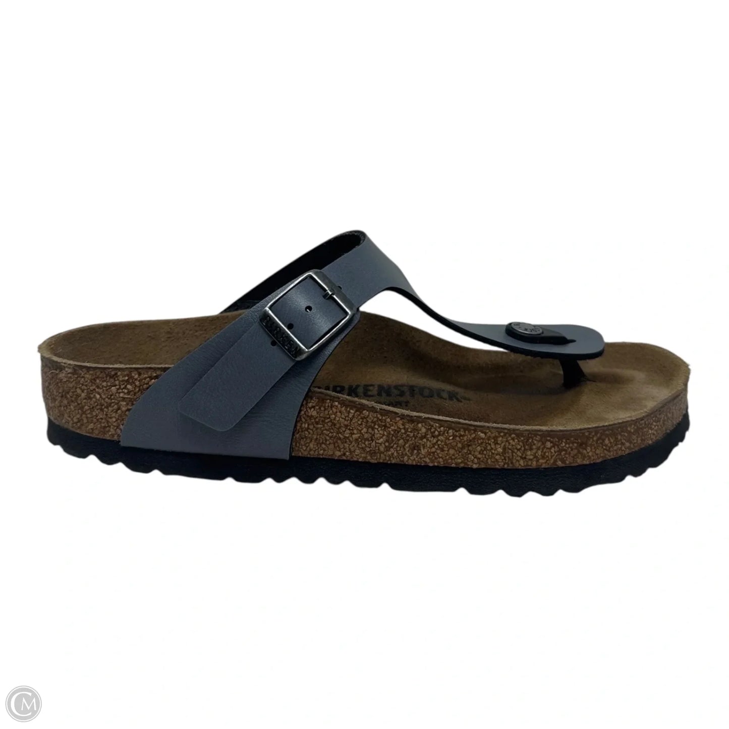 Gizeh Sandals Flats By Birkenstock In Grey, Size: 7