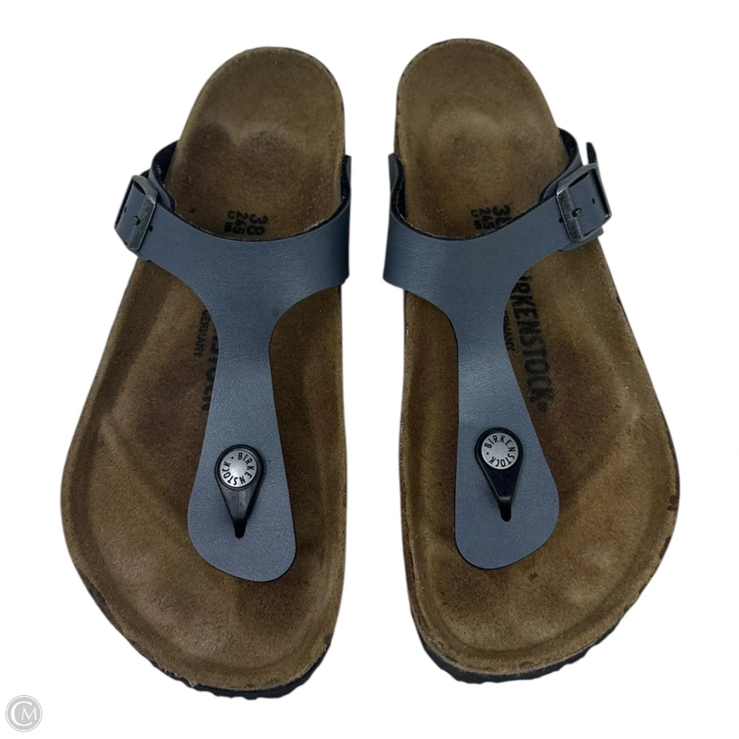 Gizeh Sandals Flats By Birkenstock In Grey, Size: 7