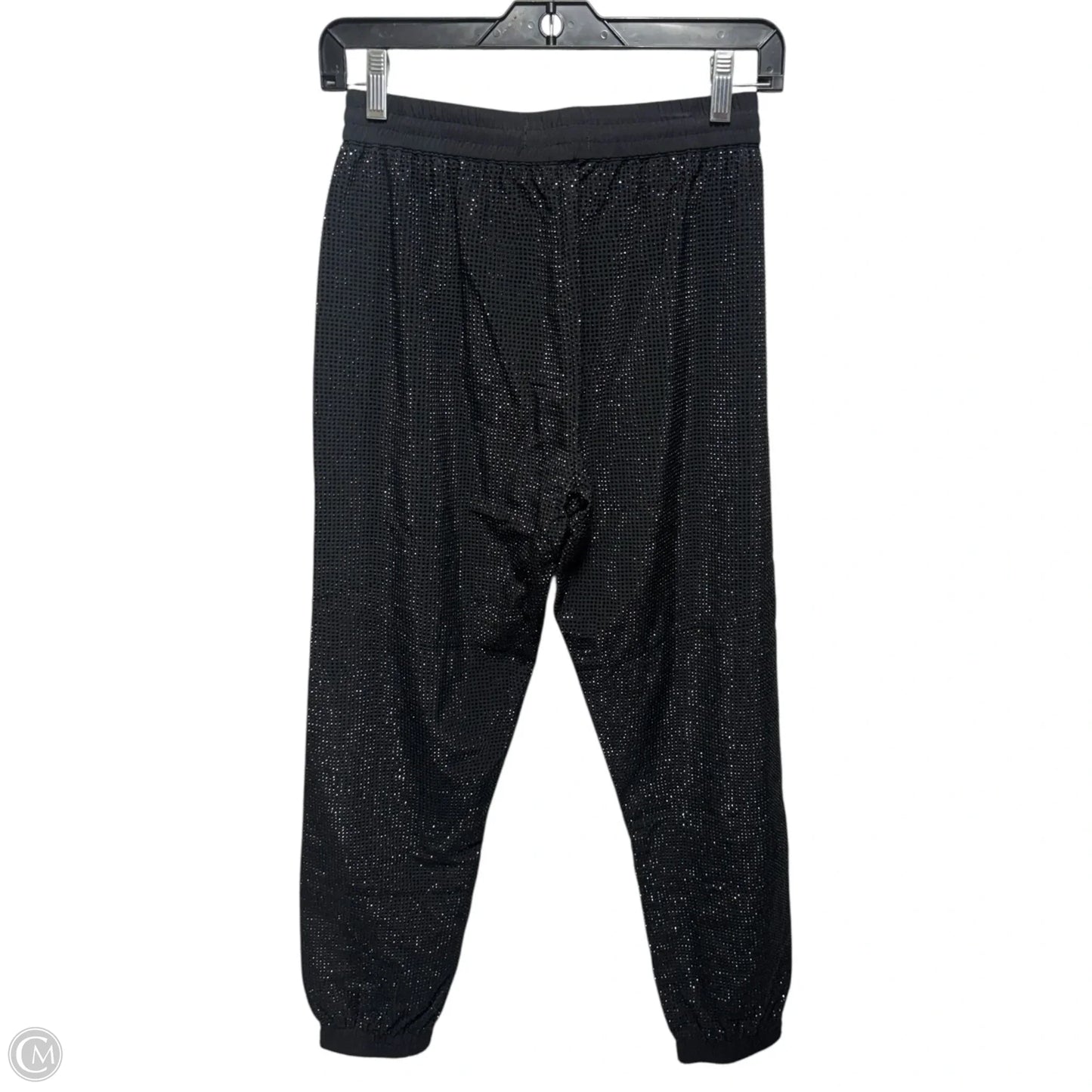 Rhinestone Pants Joggers By R+A In Black, Size: Xs