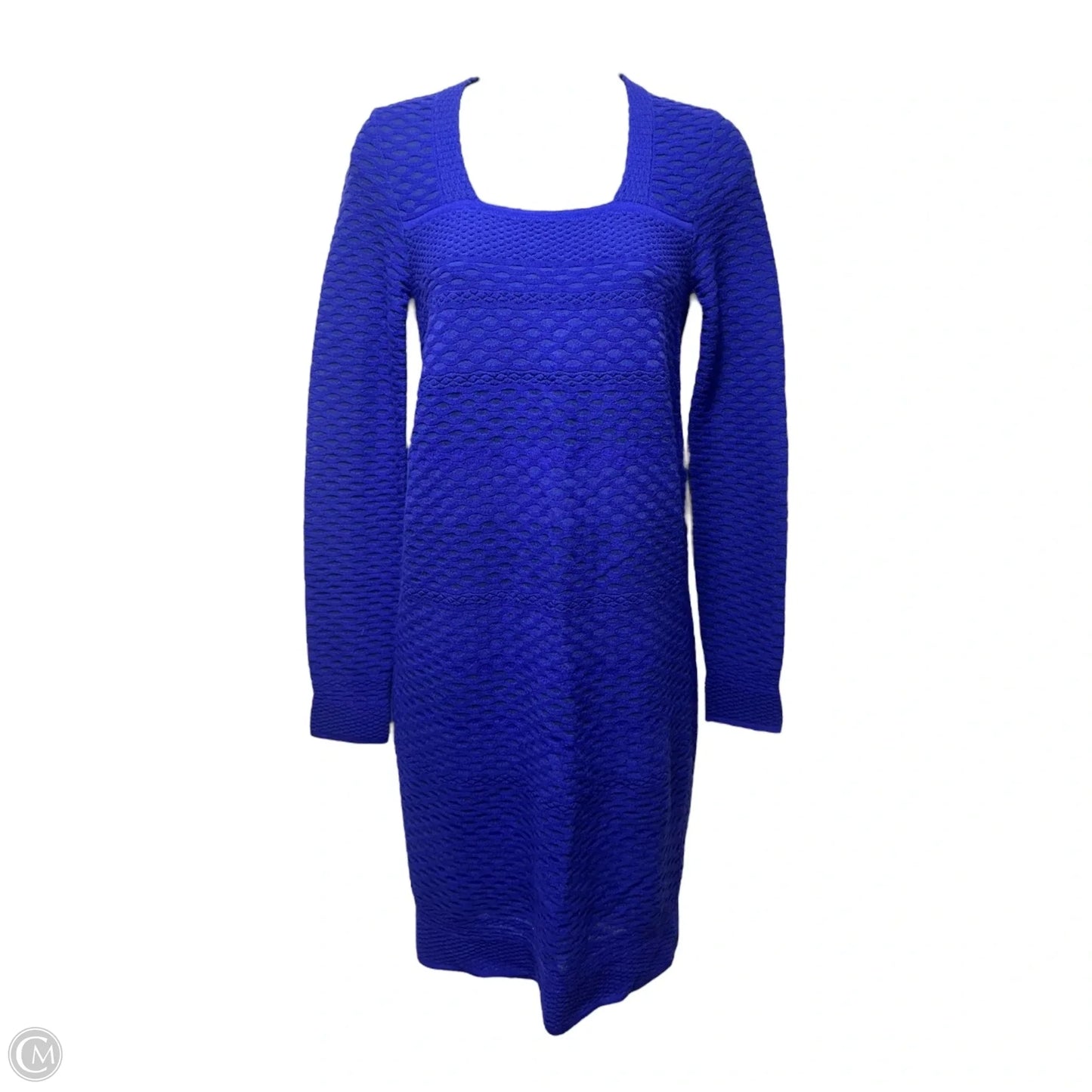 Knit Dress Luxury Designer By M Missoni In Blue, Size: S/38