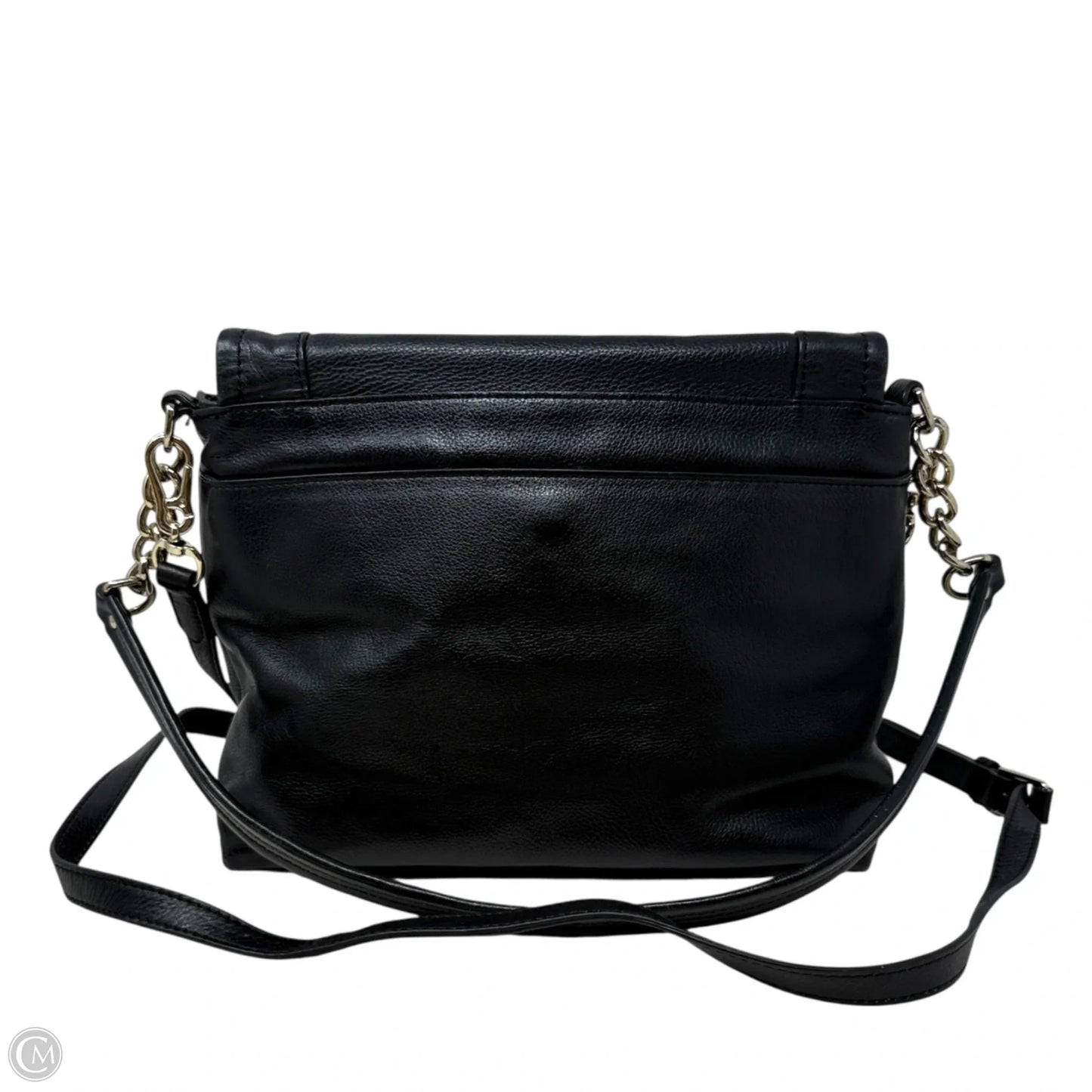 Chain Flap Convertible Leather Shoulder Bag Crossbody By Cole-haan, Size: Medium