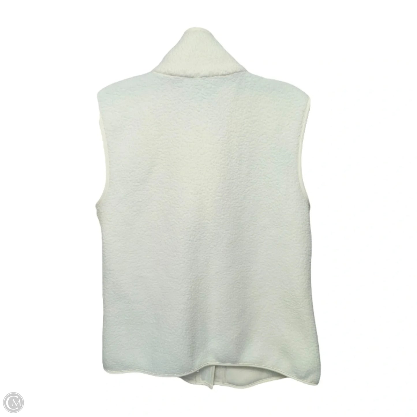 Vest Fleece By Talbots In Cream, Size: S