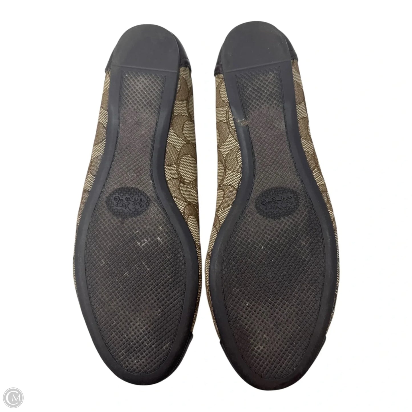 Shoes Designer By Coach In Brown & Tan, Size: 8