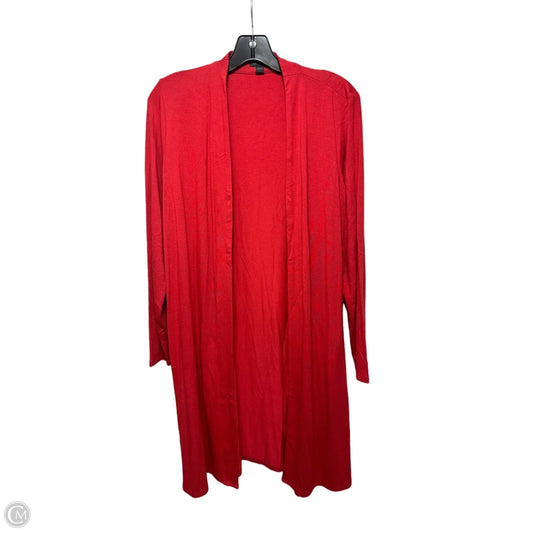 Sweater Cardigan By J. Jill In Red, Size: S