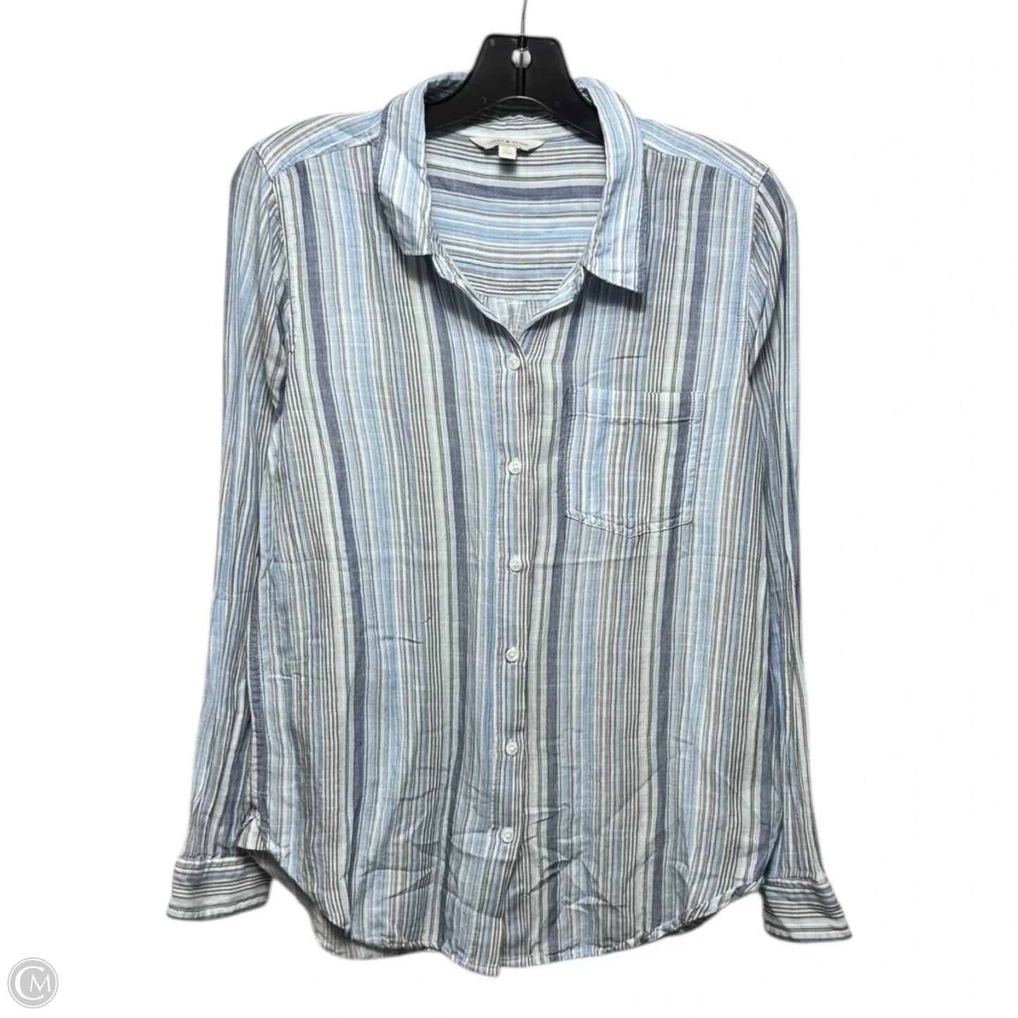 Top Long Sleeve By Lucky Brand In Striped Pattern, Size: S
