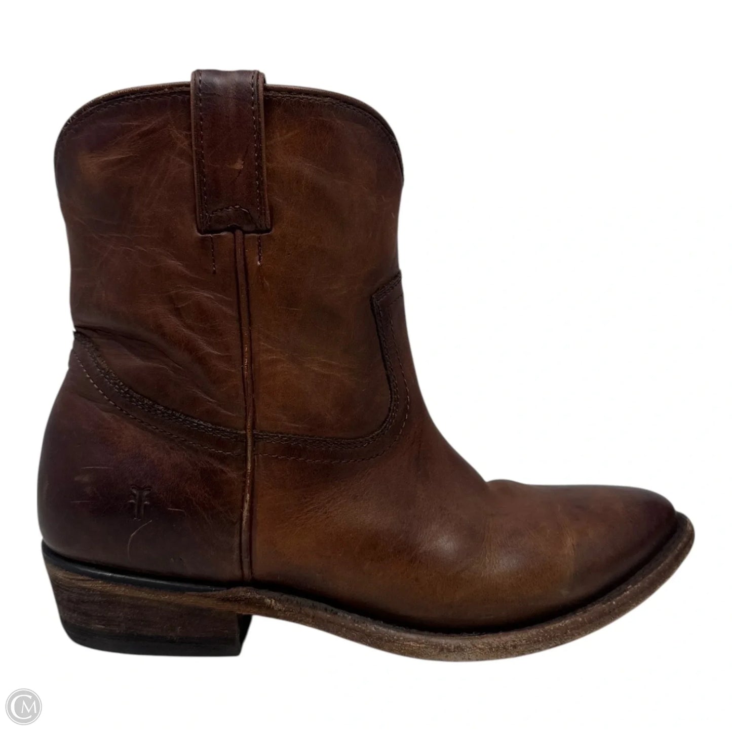 Boots Designer By Frye In Brown, Size: 8.5