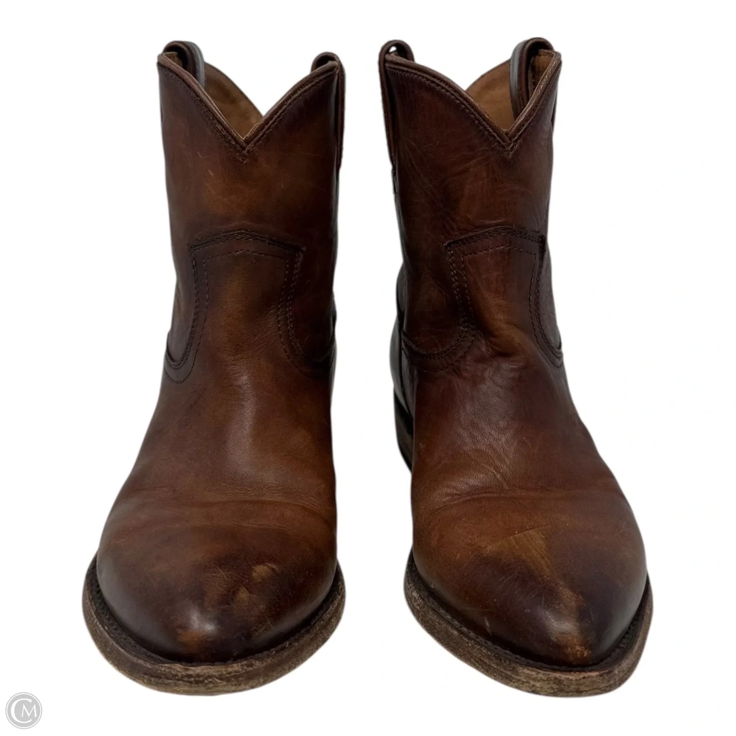 Boots Designer By Frye In Brown, Size: 8.5