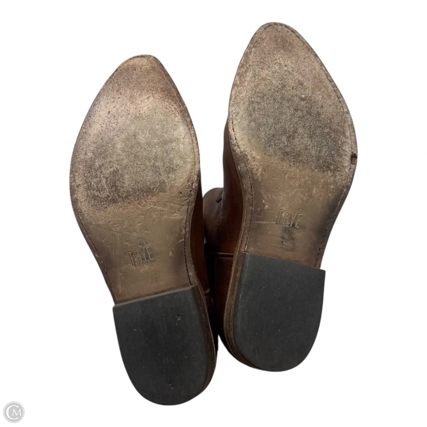 Boots Designer By Frye In Brown, Size: 8.5