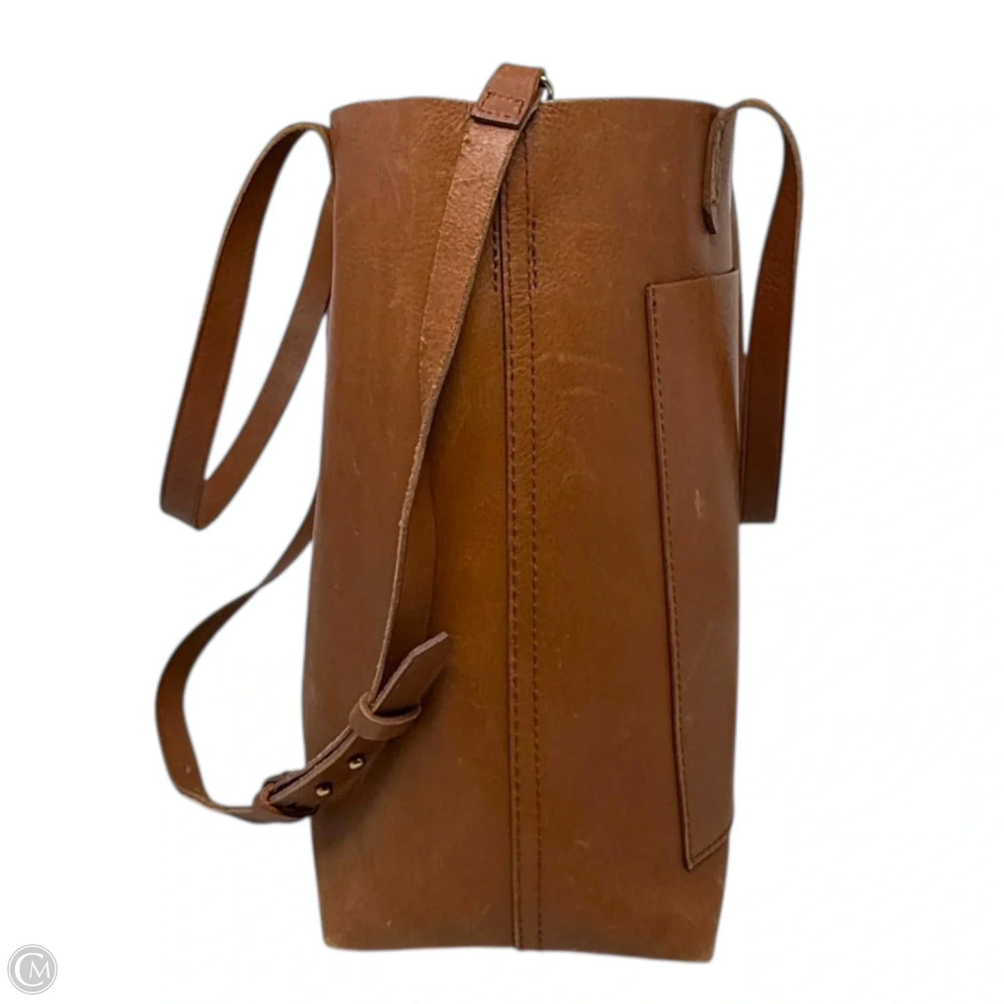 The Transport Leather Tote By Madewell, Size: Medium