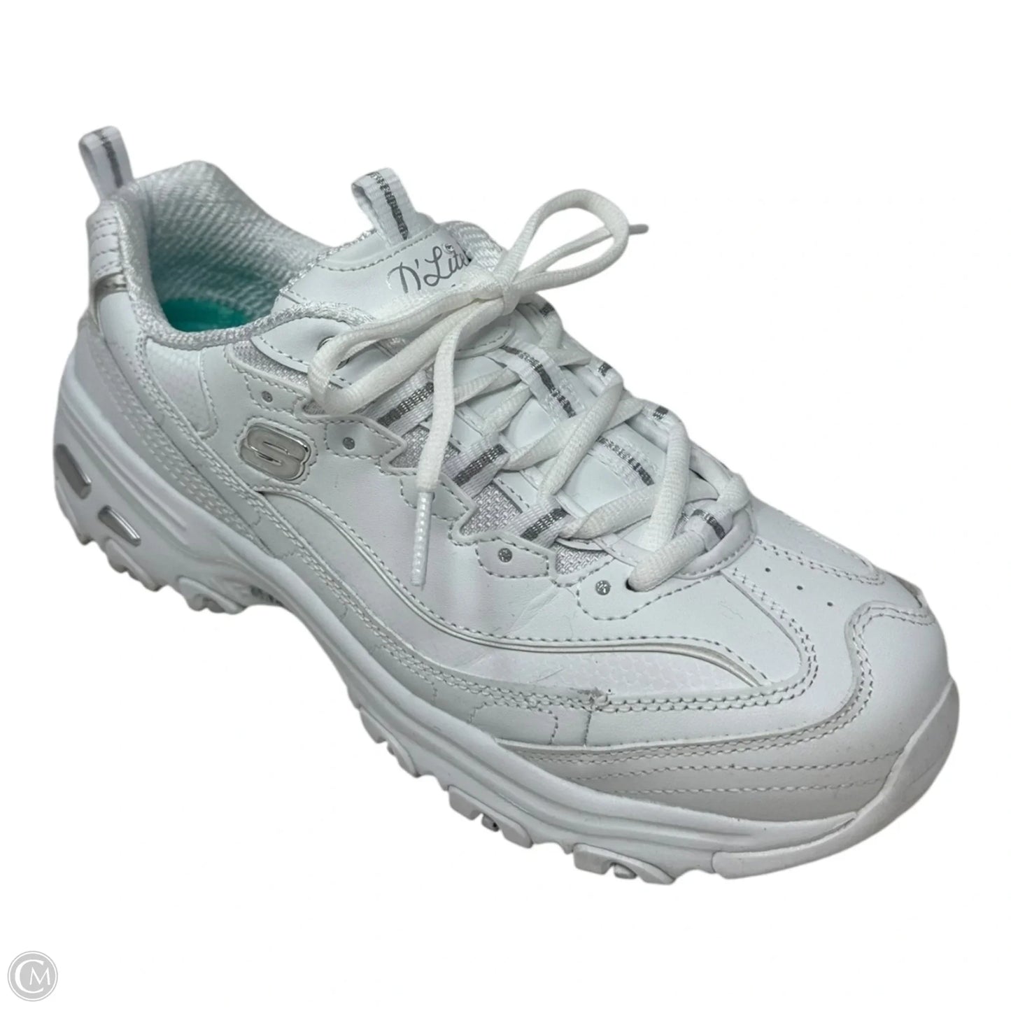 Shoes Athletic By Skechers In White, Size: 8