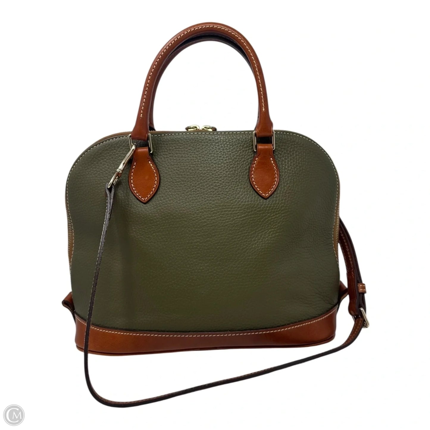 Zip Zip Satchel Handbag Designer By Dooney And Bourke, Size: Medium