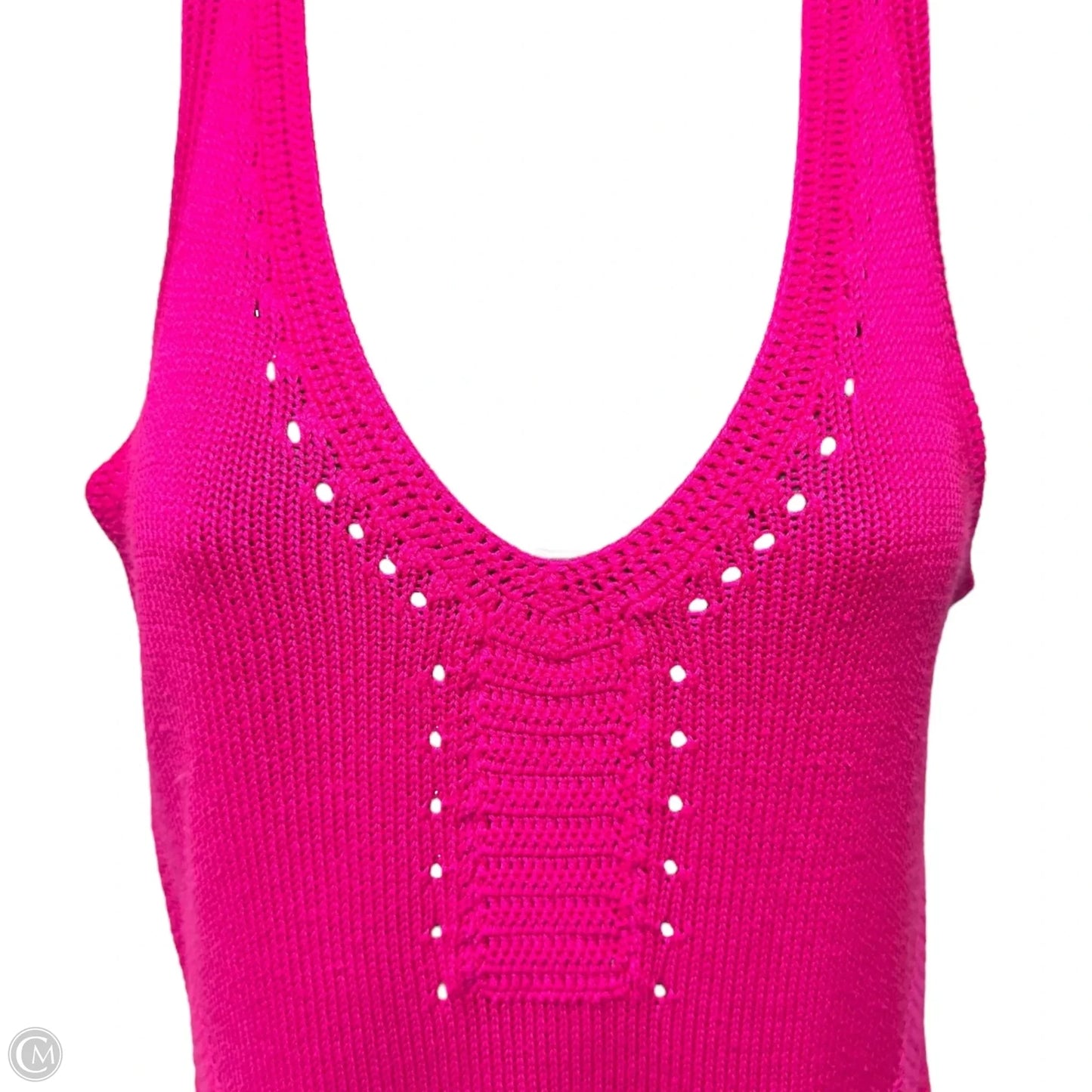 Coco Sweater Tank Designer By Lilly Pulitzer In Magenta, Size: S