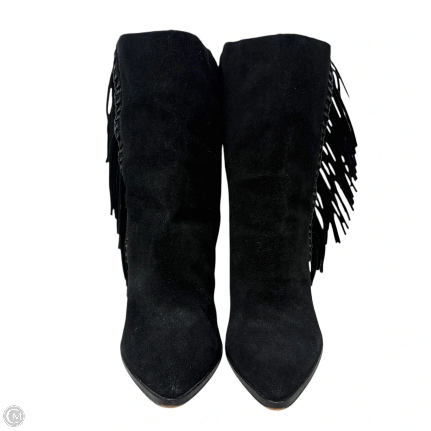 Ileen Suede Fringe Boots By Dolce Vita In Black, Size: 8