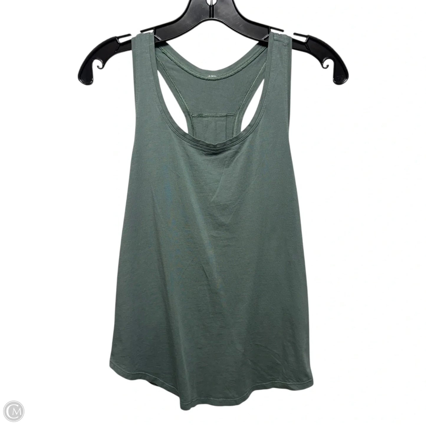 Athletic Tank Top By Lululemon In GREEN, Size: M