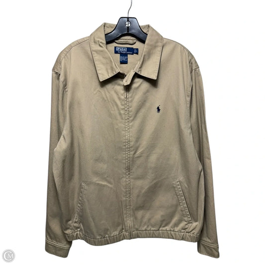 Jacket By Polo Ralph Lauren In Tan, Size: L