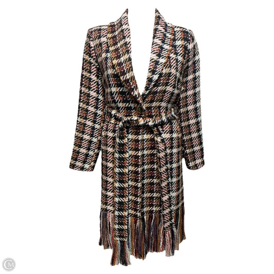 Regency Coat By Cabi In Noble Plaid, Size: L