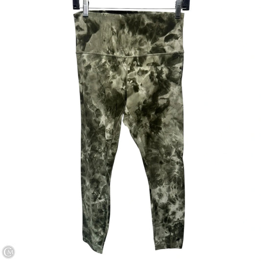 Athletic Leggings By Lululemon In Green, Size: 8