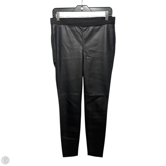 Faux Leather Panel Pants Leggings By Blanknyc In Black, Size: 8
