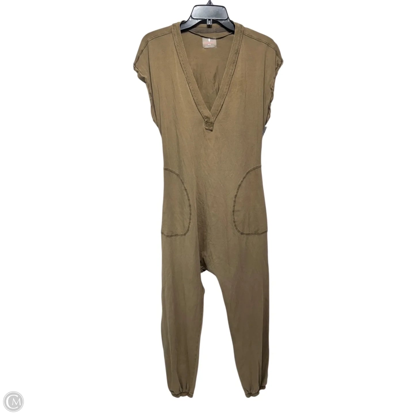 Hot Shot Onesie Jumpsuit By Free People In Tan, Size: XS