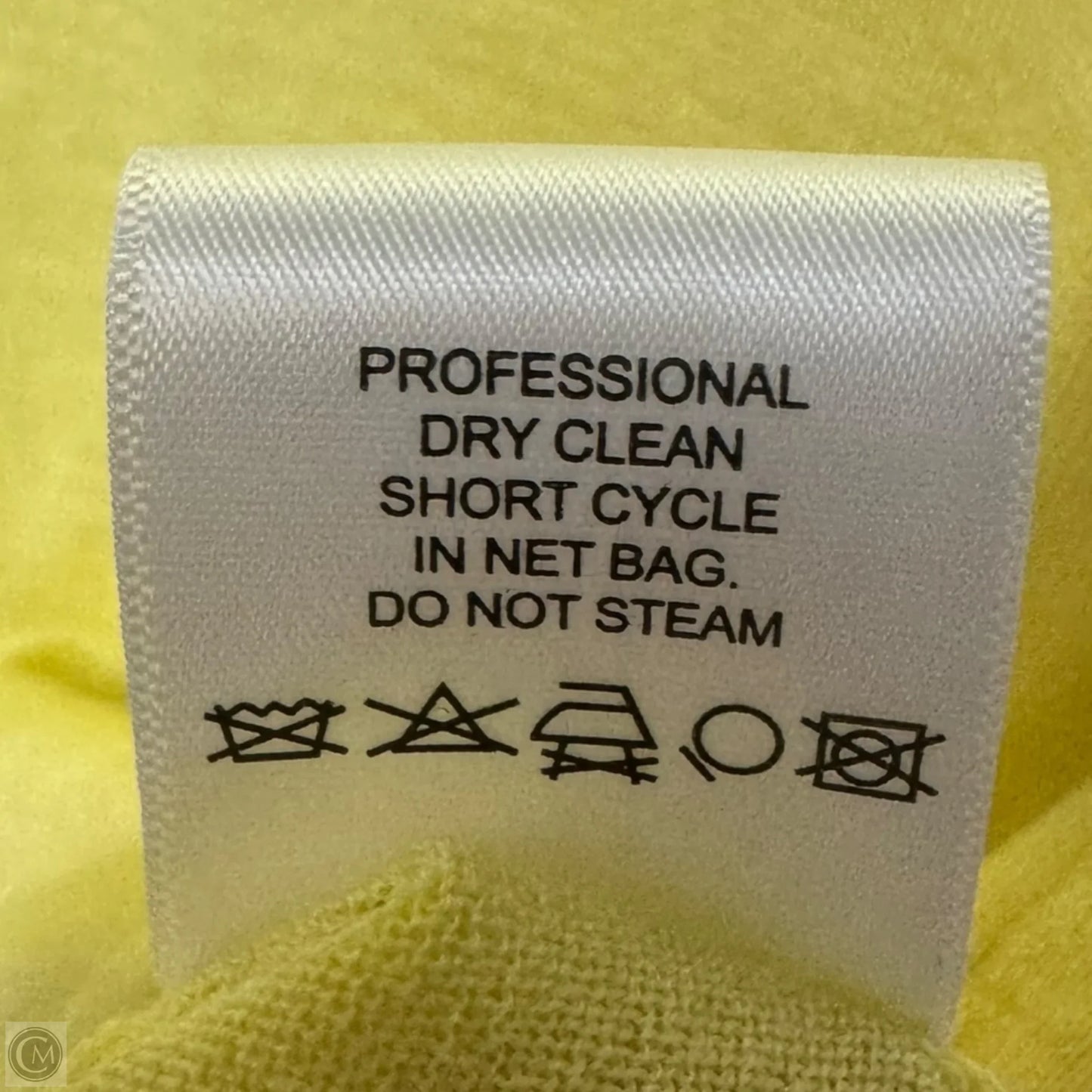 Cashmere Tank Top By Carlisle In Yellow, Size: XL