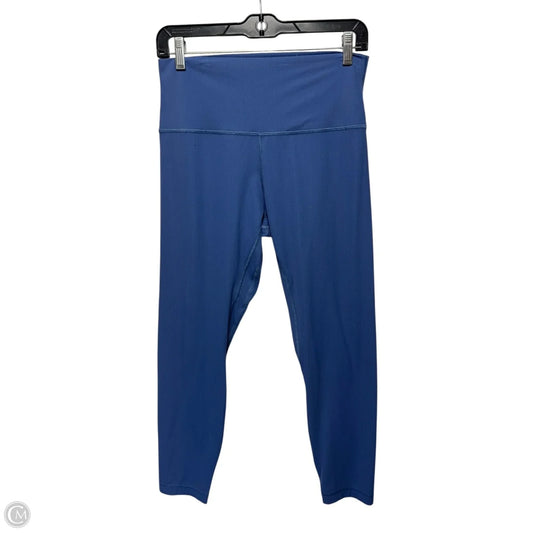 Ribbed Athletic Leggings By Lululemon In Blue, Size: 10