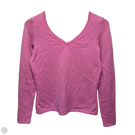 Sweater Cashmere By Ann Taylor In Pink, Size: S