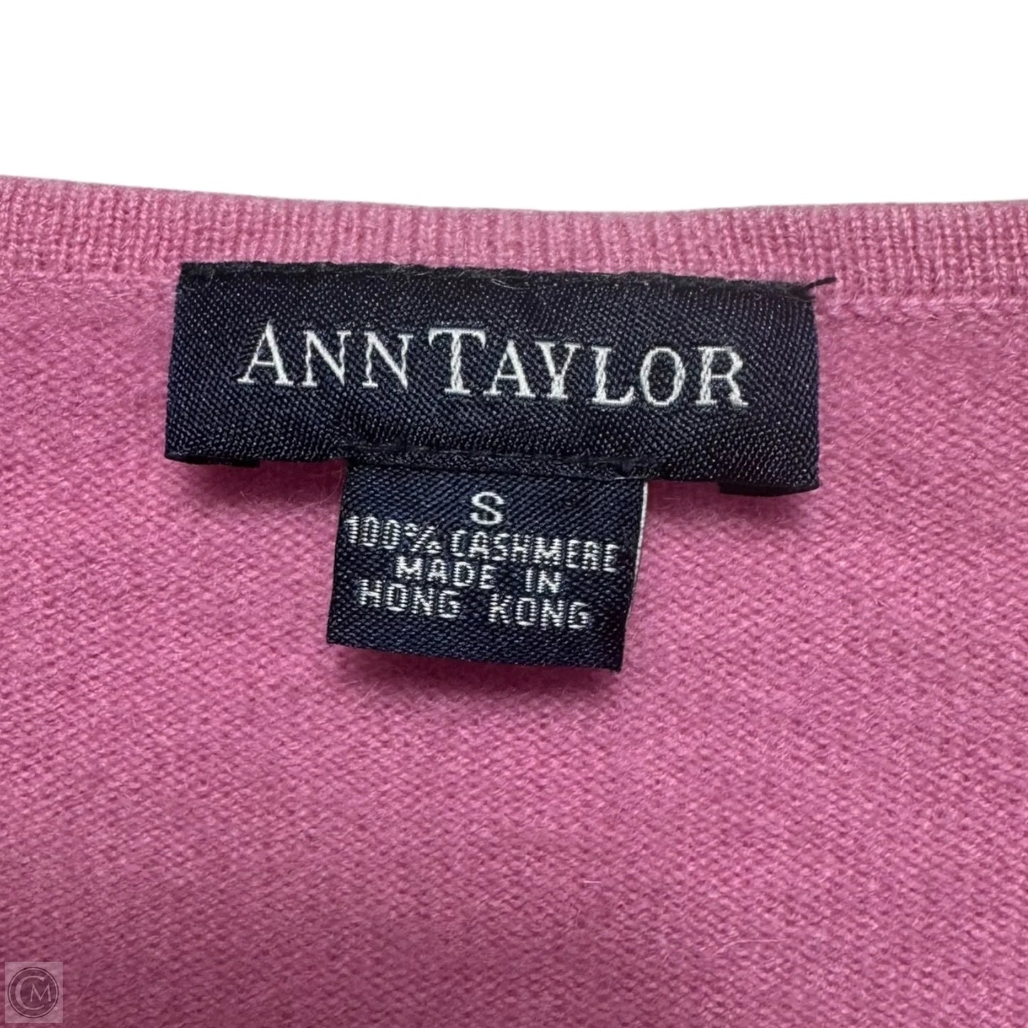Sweater Cashmere By Ann Taylor In Pink, Size: S