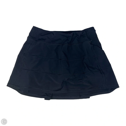 Athletic Skort By Lululemon In Black, Size: 6