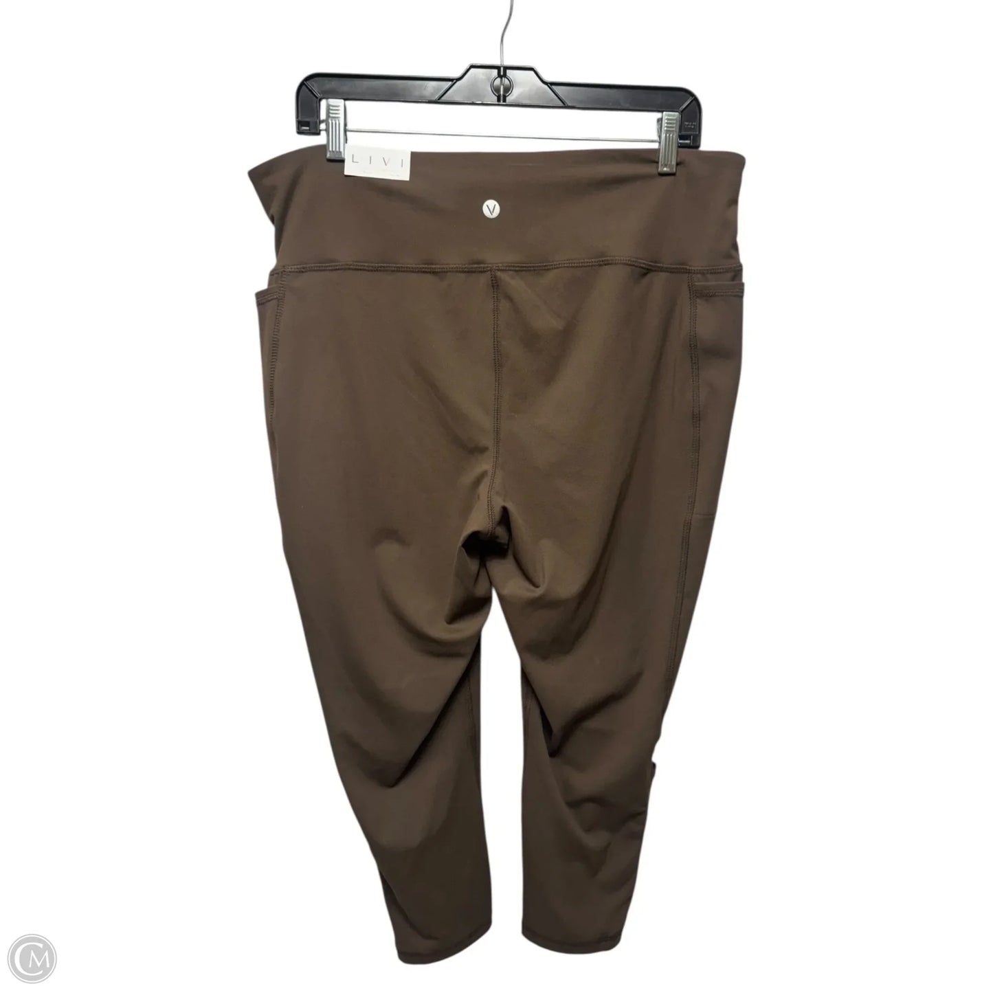 Athletic Set 2pc By Livi Active In Brown, Size: 18