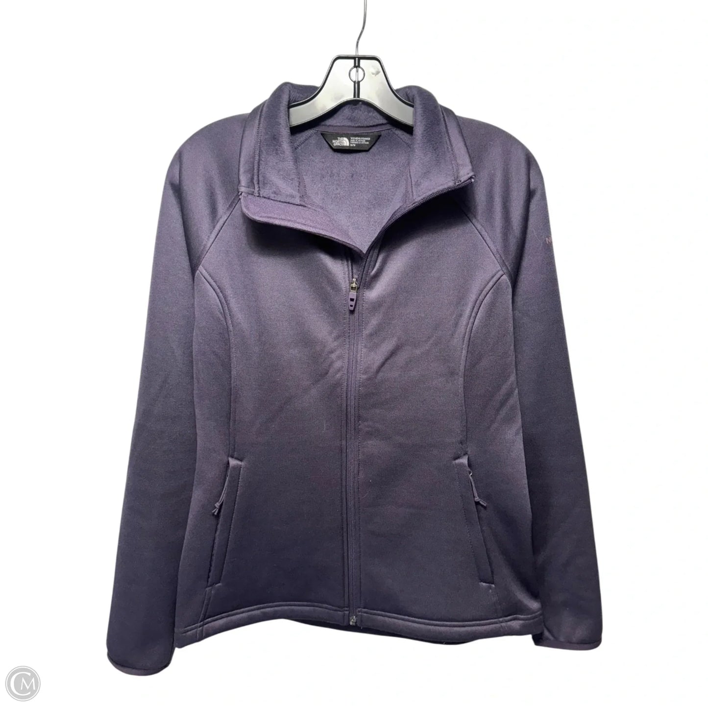 Athletic Jacket By The North Face In Purple, Size: M