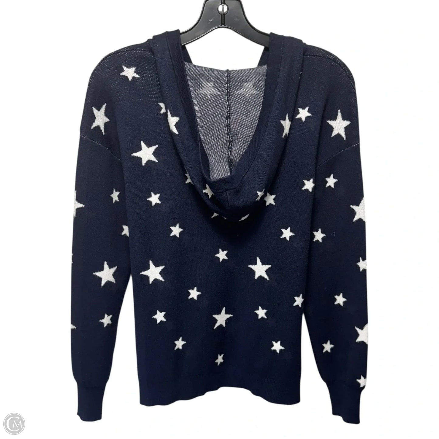 Sweater By Marled In Blue & White, Size: S