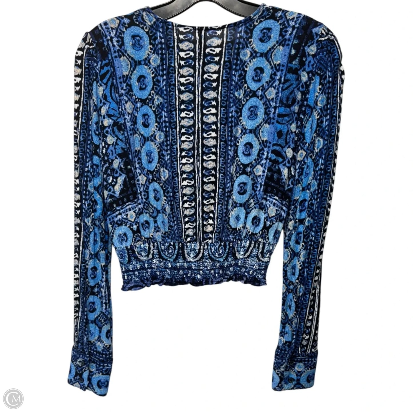 Top Long Sleeve By Free People In Blue, Size: Xs