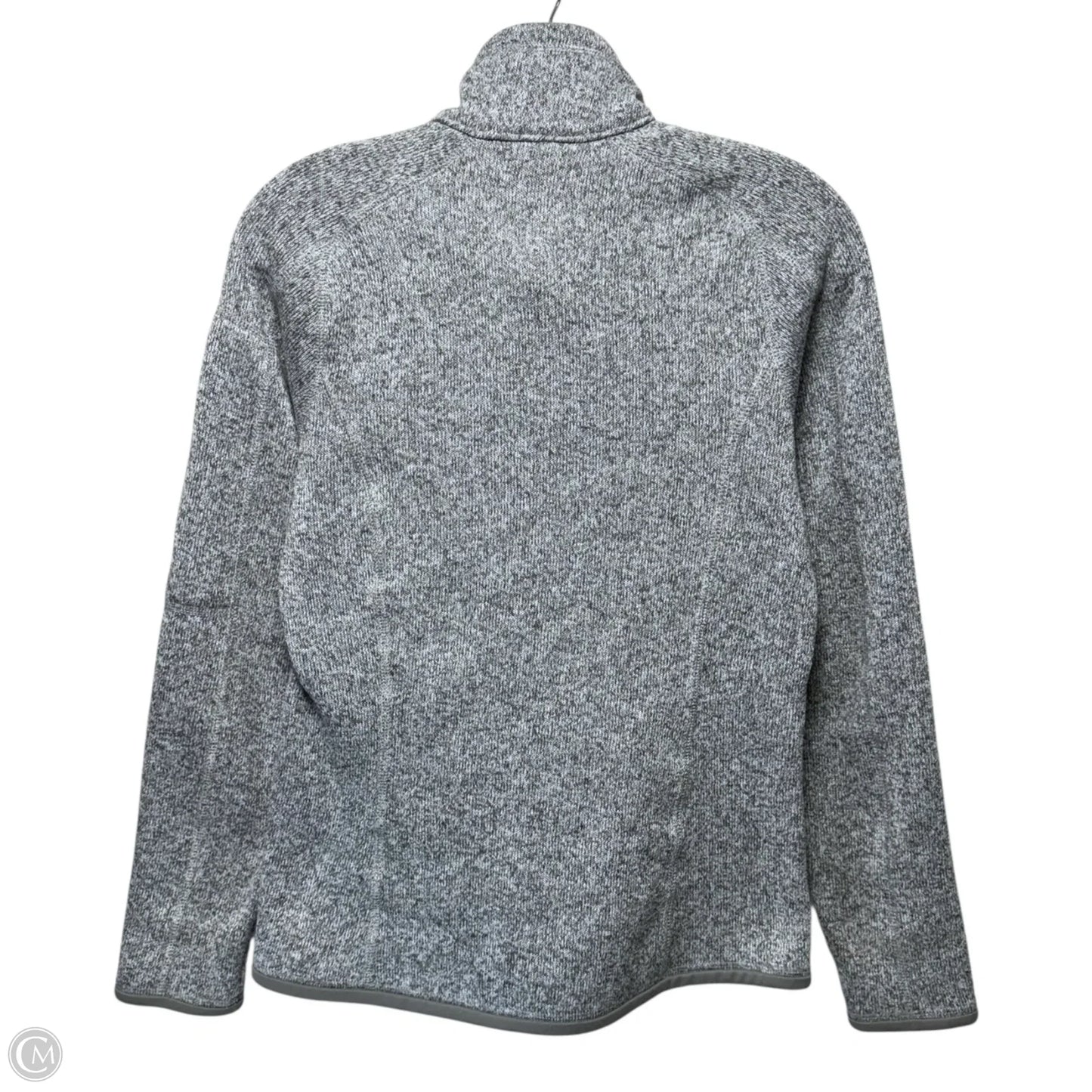 Athletic Jacket By Patagonia In Grey, Size: S