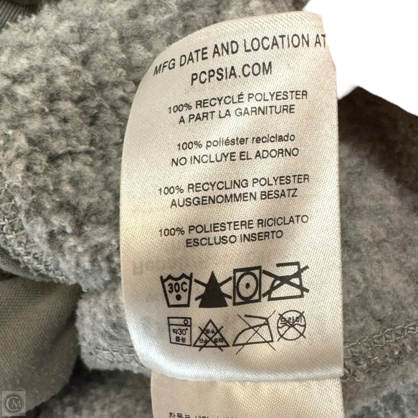 Athletic Jacket By Patagonia In Grey, Size: S