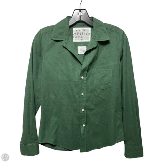 Barry Top Long Sleeve By Frank And Eileen In Green, Size: Xs