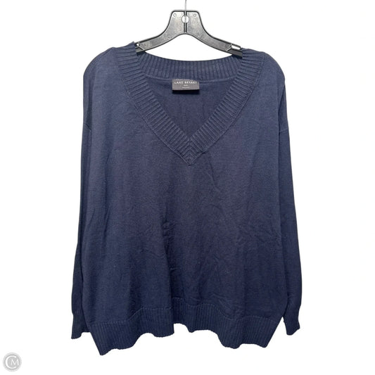 Sweater By Lane Bryant In Navy, Size: 22
