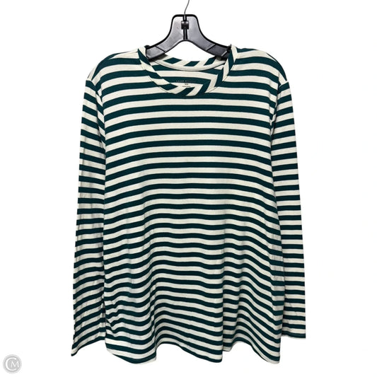 Top Long Sleeve By Lane Bryant In Striped Pattern, Size: 18