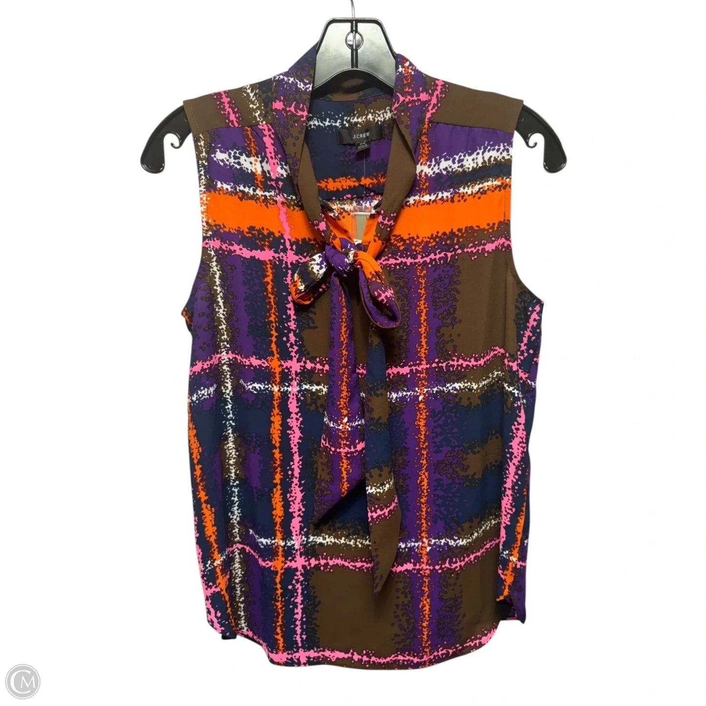 Top Sleeveless By J. Crew In Multi-colored, Size: Xs