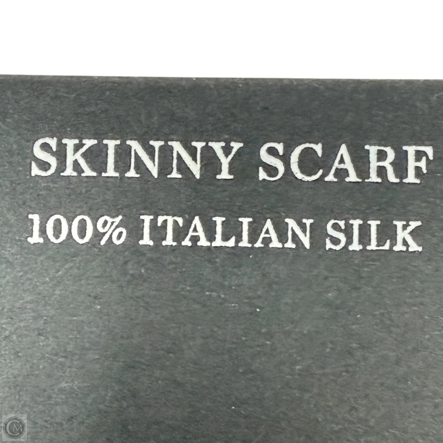 Italian Silk Skinny Scarf By J. Crew
