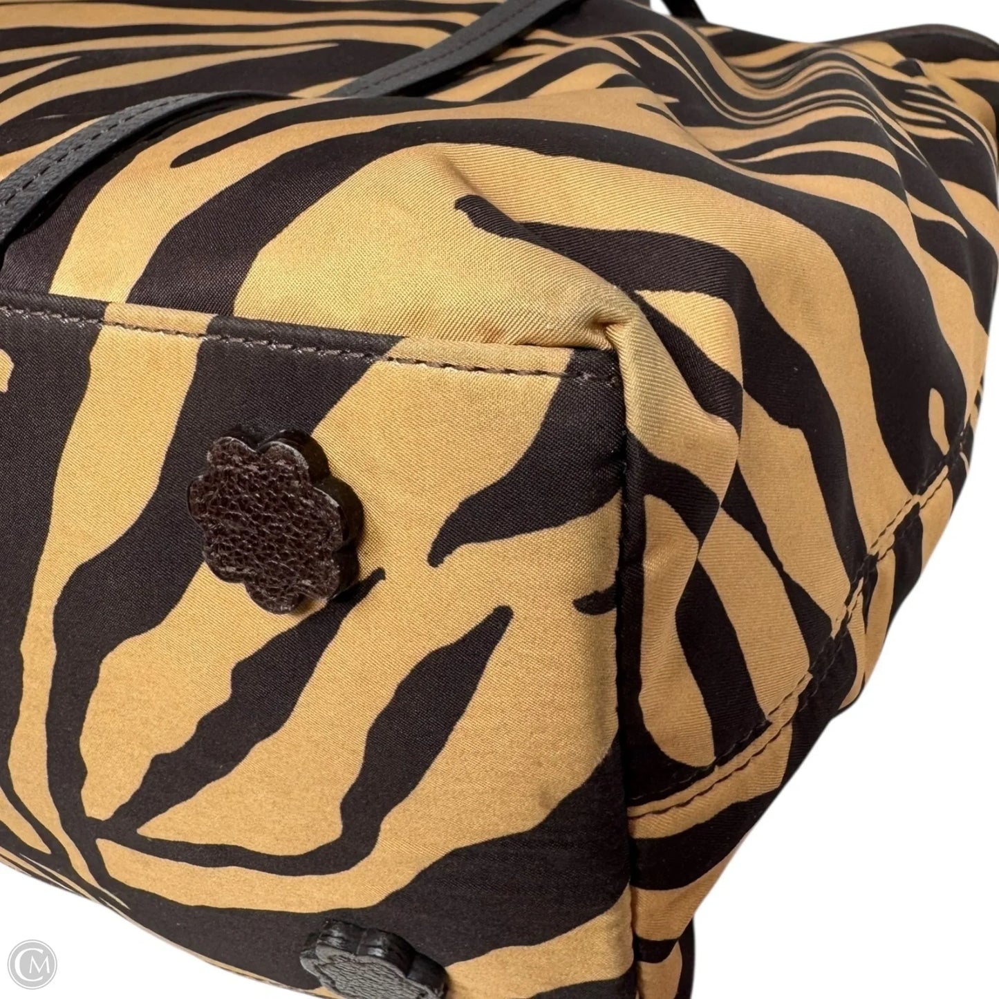 Tiger Print Tote By Brighton, Size: Medium