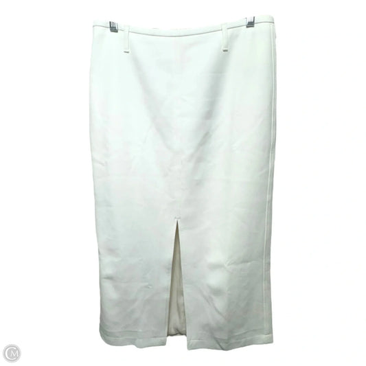 Skirt Midi By J. Crew X Carreman  In Cream, Size: 6 Tall