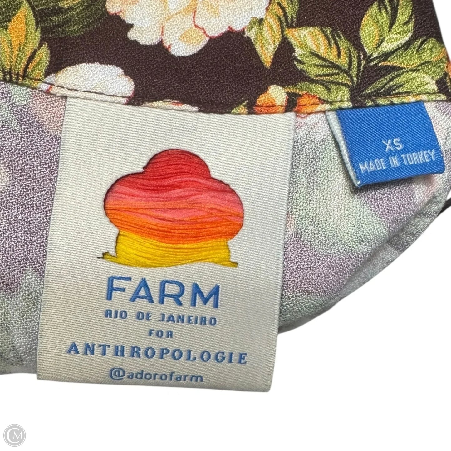 Patchwork Midi Skirt By Farm Rio In Floral Print, Size: XS