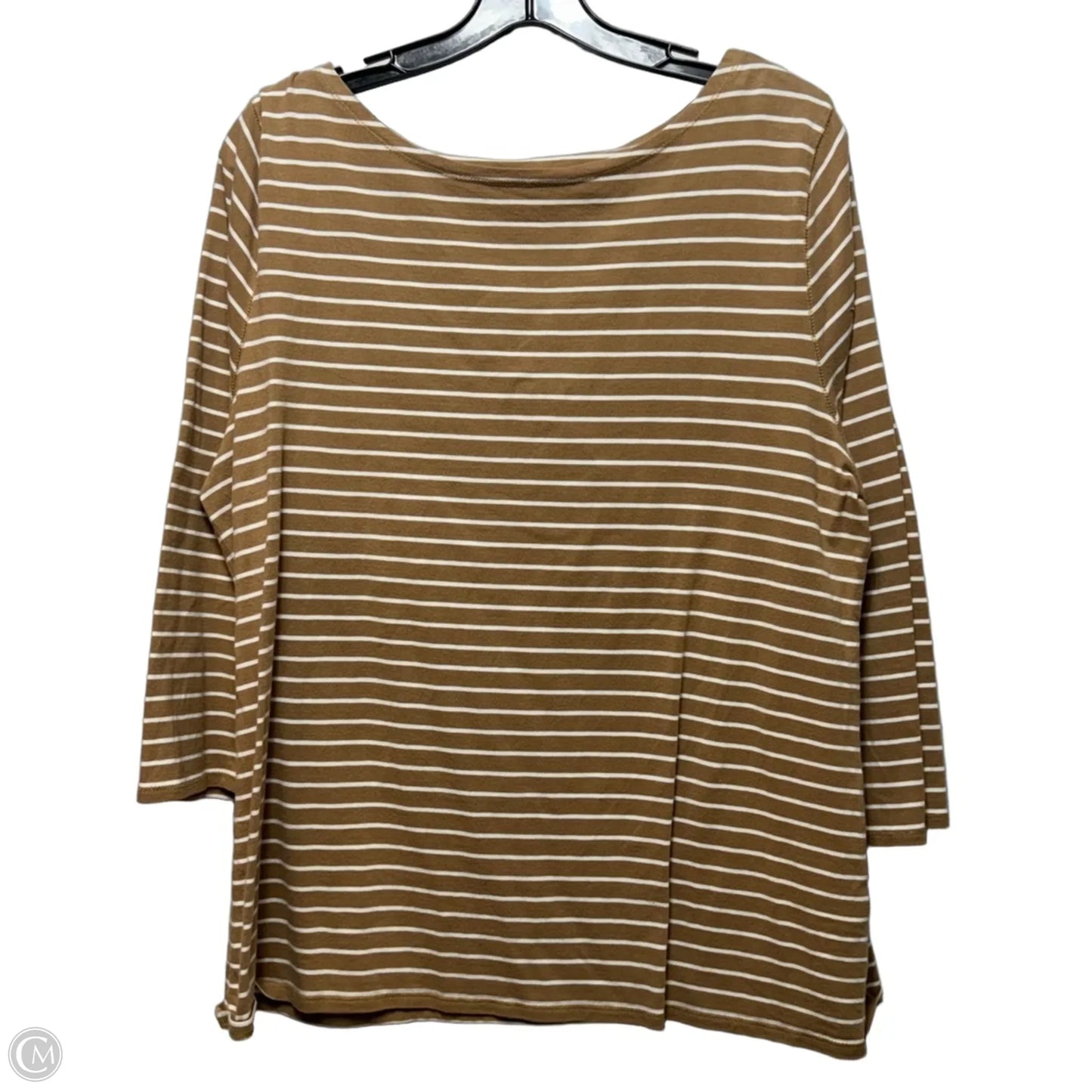 Top Long Sleeve By J. Jill In Striped Pattern, Size: Xl