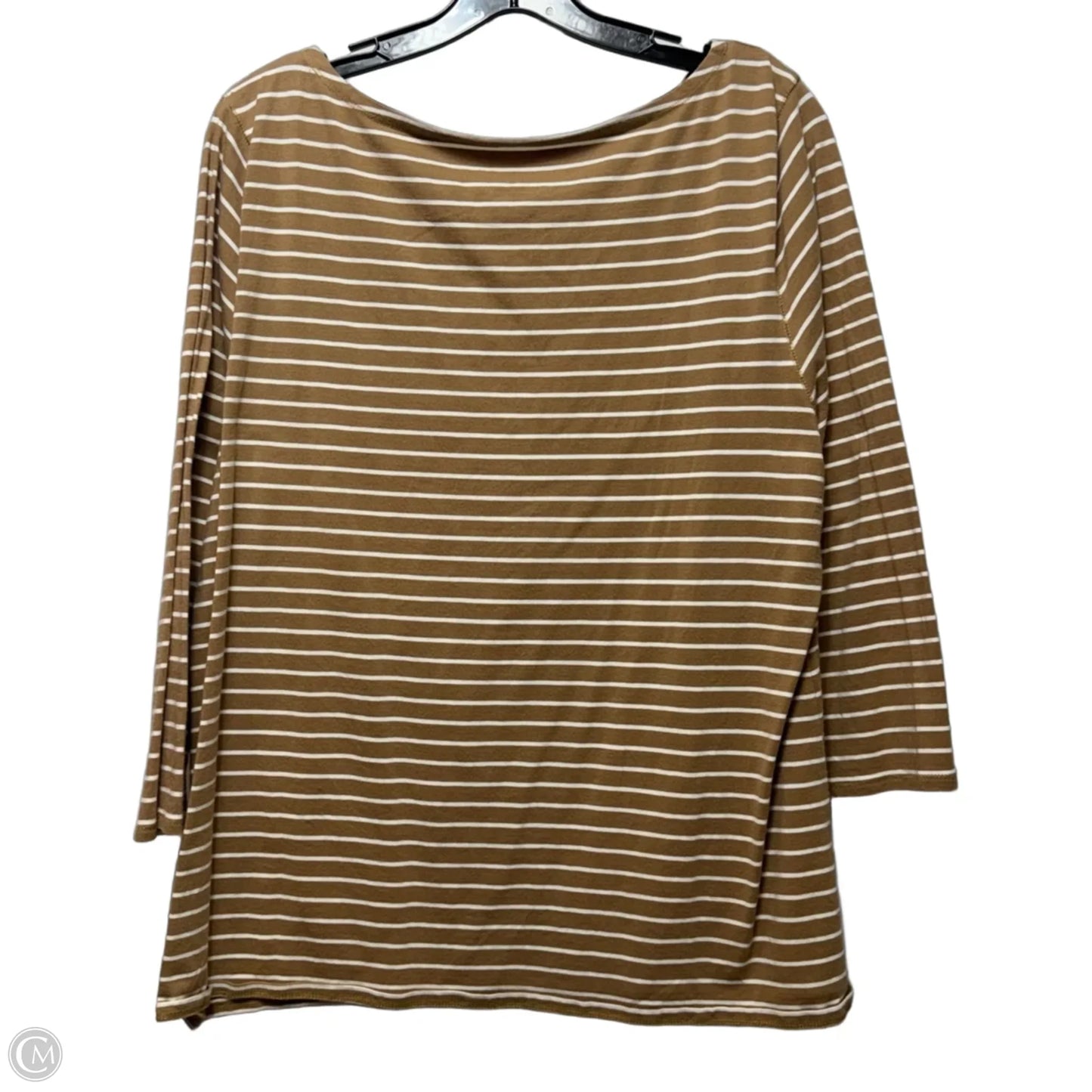 Top Long Sleeve By J. Jill In Striped Pattern, Size: Xl