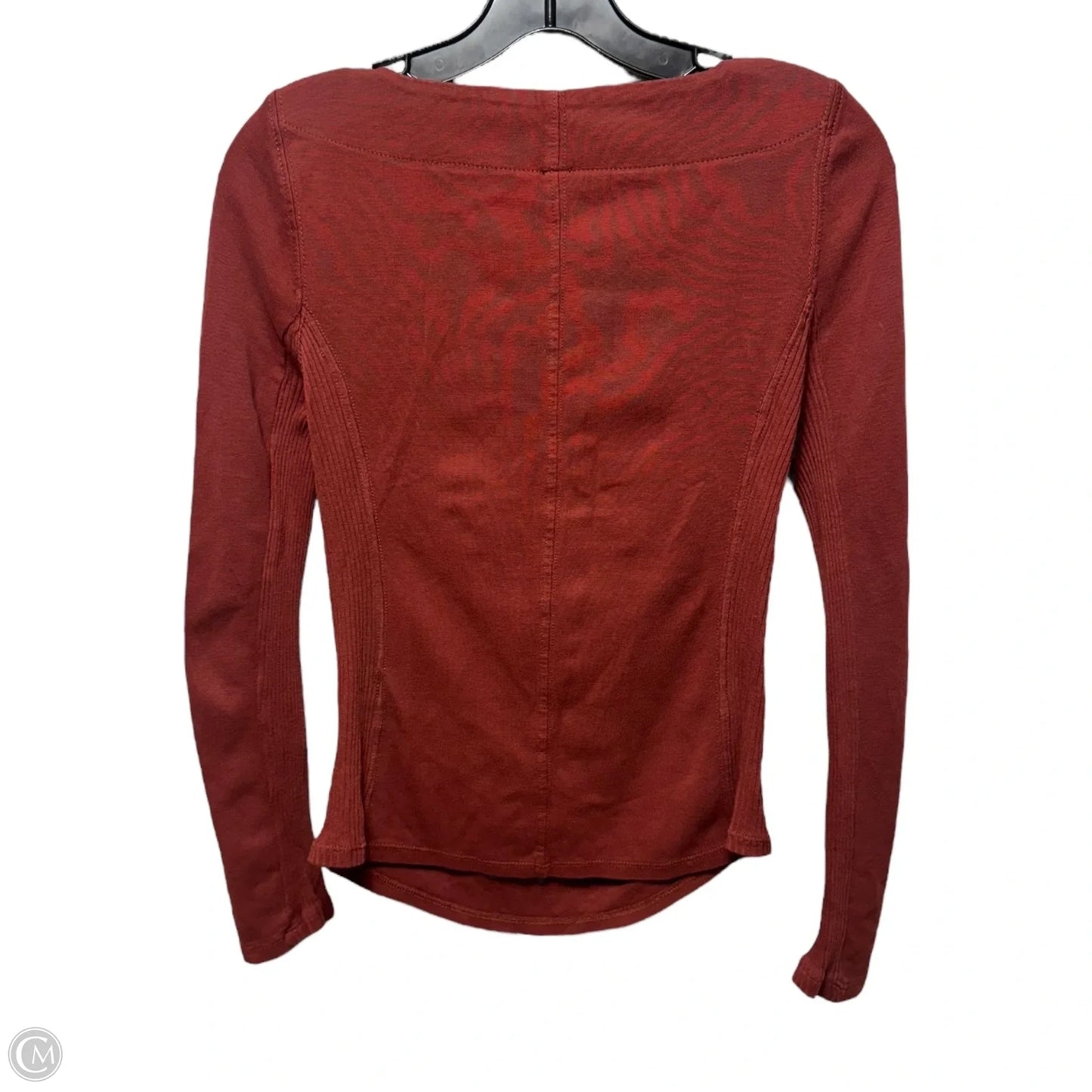 Top Long Sleeve By Free People In Copper, Size: S