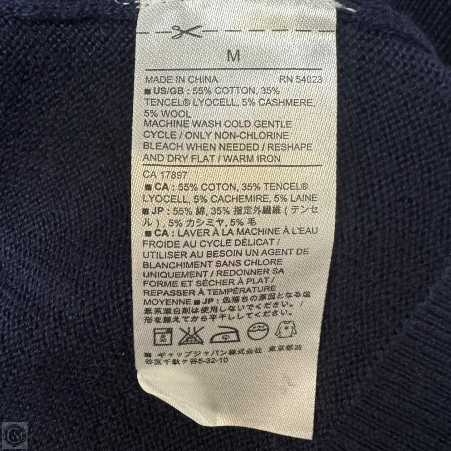 Sweater By Banana Republic In Blue, Size: M