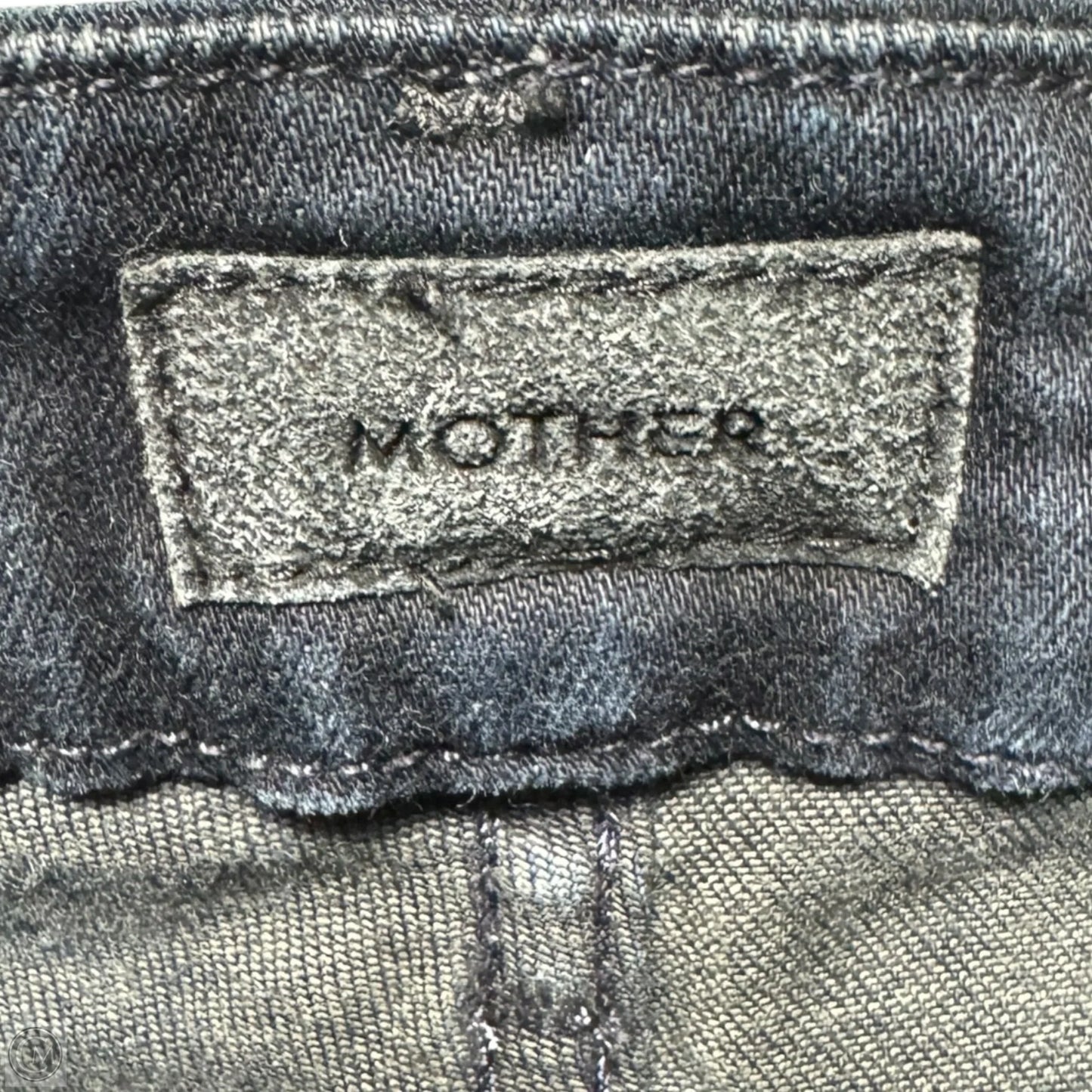 Looker Ankle Fray Jeans Skinny By Mother In Blue Denim, Size: 2/26