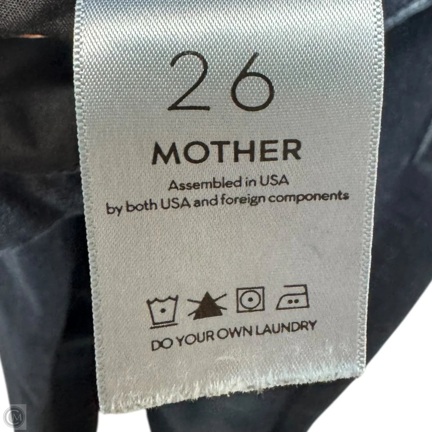 Looker Ankle Fray Jeans Skinny By Mother In Blue Denim, Size: 2/26