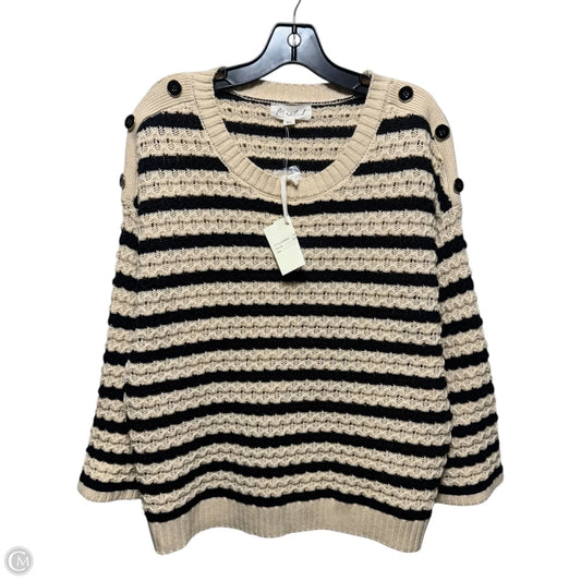 Sweater By Marled In Striped Pattern, Size: Xl